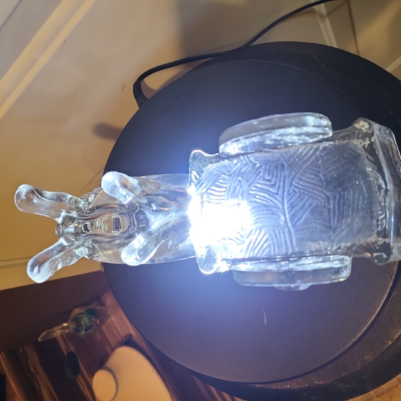 Vintage Pressed Glass Horse Pulling a Cart Candie Dish 9.5" - Picture 8 of 9